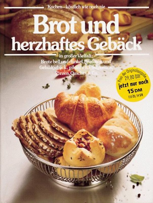 Brot und herzhaftes Gebäck. In grosser Vielfalt. Brote hell und dunkel, Brötchen und Gebildgebäck, pikante Kleinigkeiten, Pizzen, Quiches & Co