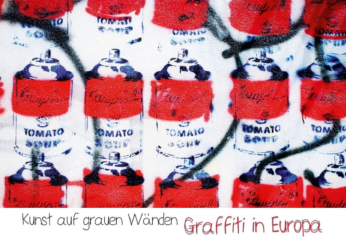 Kunst auf grauen Wänden: Graffiti in Europa (Posterbuch DIN A2 quer)