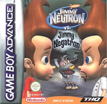 Jimmy Neutron vs. Jimmy Negatron Nintendo Game Boy Advance