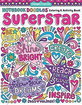 Notebook Doodles Superstar: Coloring & Activity Book