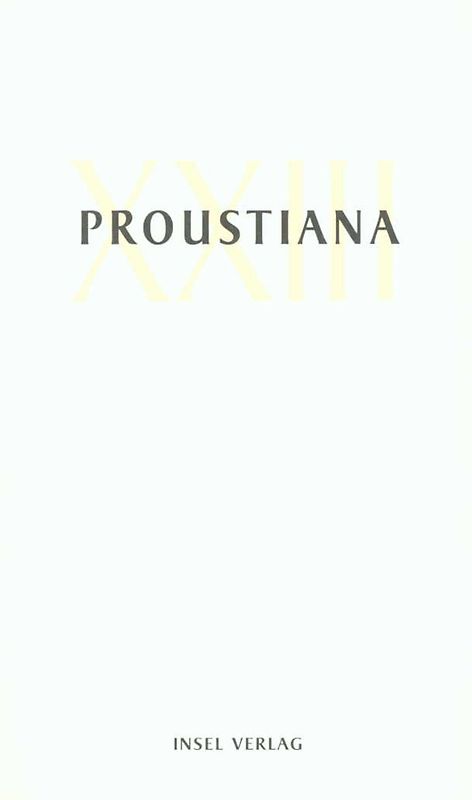 Proustiana XXIII