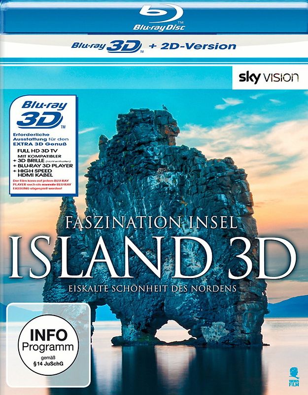 Faszination Insel - Island 3D [inkl. 2D Version] 3D Blu-ray Disc