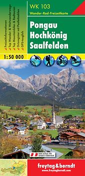 WK 103 Pongau - Hochkönig - Saalfelden, Wanderkarte 1:50.000