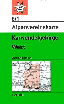 Karwendelgebirge - Westliches Blatt
