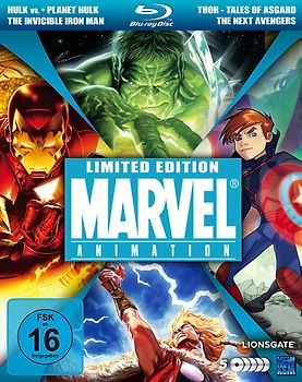 Marvel - Hulk vs.Thor & Wolverine / The Invincible Iron Man / The Next Avengers / Planet Hulk & Thor - Tales of Asgard [Limited Collector's Edition, 5 Blue-rays] Blu-ray Disc