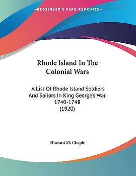 Rhode Island In The Colonial Wars