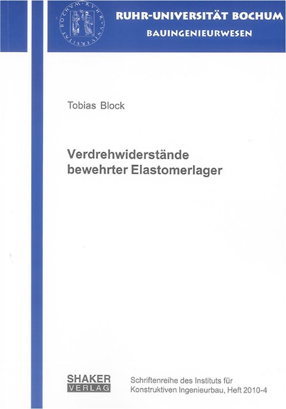 Verdrehwiderstände bewehrter Elastomerlager