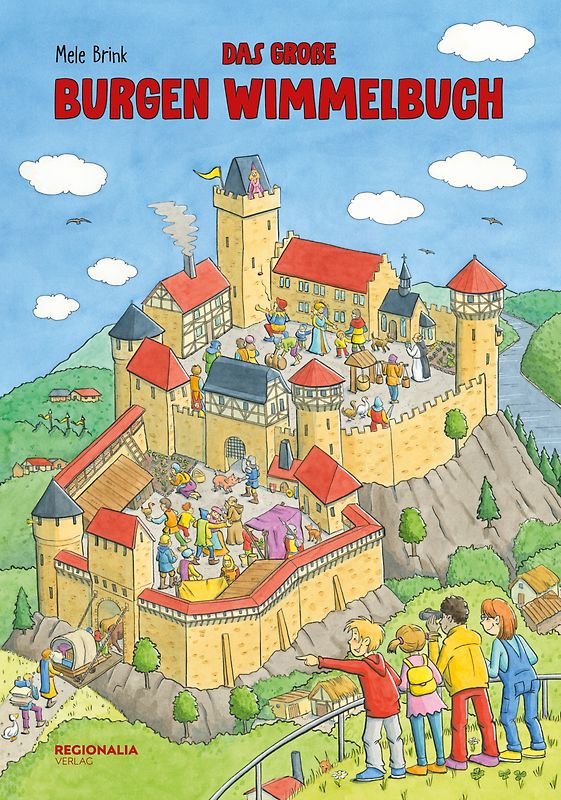 Das große Burgen Wimmelbuch – Entdecke das Leben im Mittelalter!