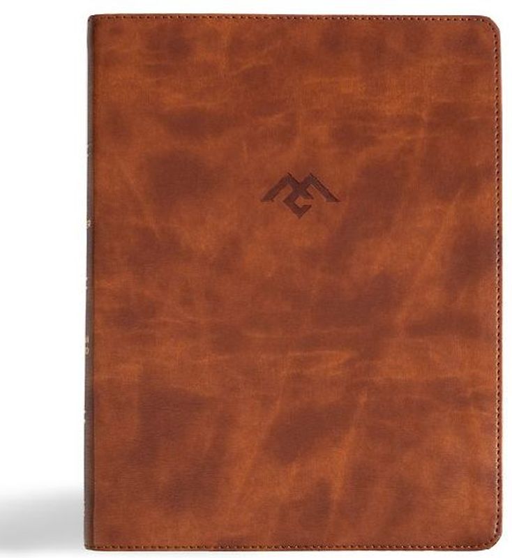 CSB Men of Character Bible, Revised and Updated, Brown Leathertouch, Indexed