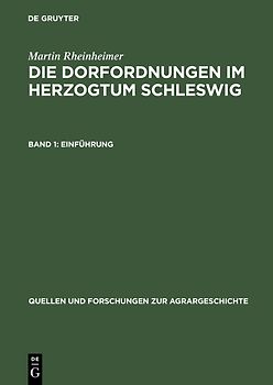 Die Dorfordnungen im Herzogtum Schleswig