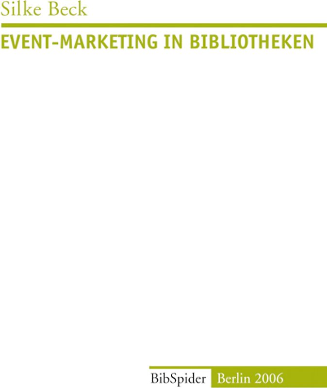 Event-Marketing in Bibliotheken