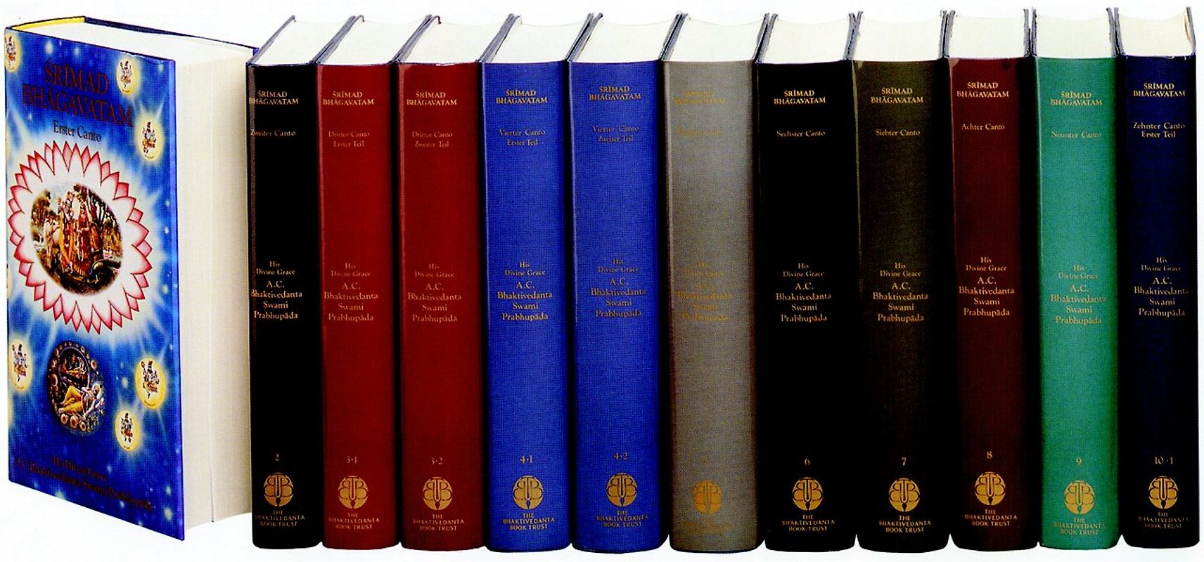 Srimad-Bhagavatam - ganzes Set aus 12 Bänden - Bhagavata Purana