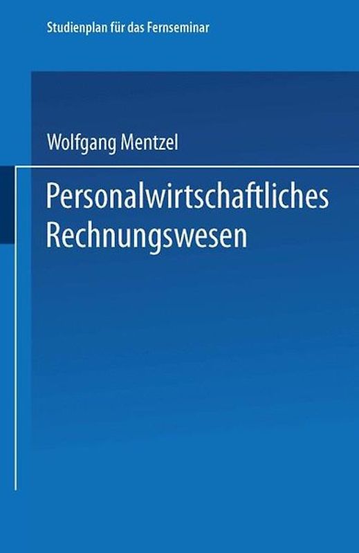 Personalwirtschaftliches Rechnungswesen