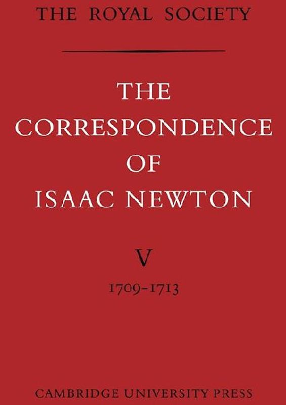 The Correspondence of Isaac Newton