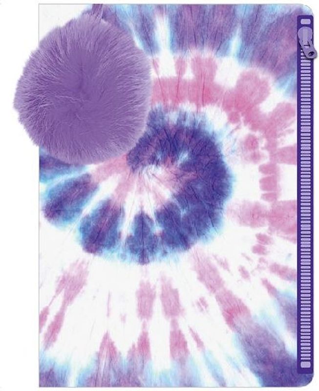 Tie Dye Pouch with Pompom