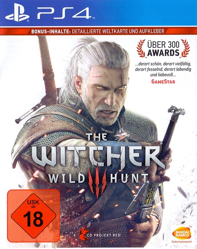 The Witcher 3: Wild Hunt [inkl. Sticker & World Map] PlayStation 4