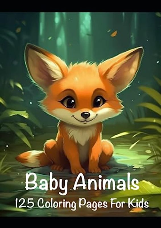 Baby Animals 125 coloring Pages for Kids