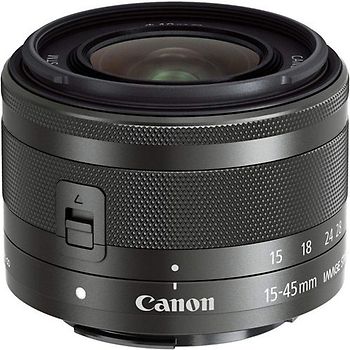 Canon EF-M 15-45 mm F3.5-6.3 IS STM 49 mm Filtergewinde (Canon EF-M Anschluss) schwarz