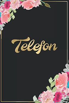 Adressbuch Deutsch: Telefonbuch mit Register A Z || Pink Blumen Kontaktbuch & Passwort Keeper - Geschenke für Freundinnen zum Geburtstag