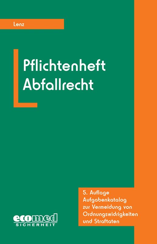Pflichtenheft Abfallrecht