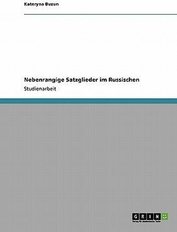 Nebenrangige Satzglieder im Russischen