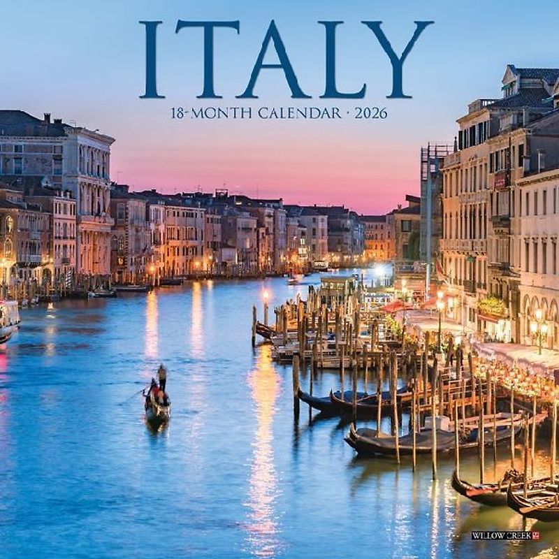Italy 2026 7 X 7 Mini Wall Calendar