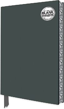 Charcoal Blank Artisan Notebook (Flame Tree Journals)