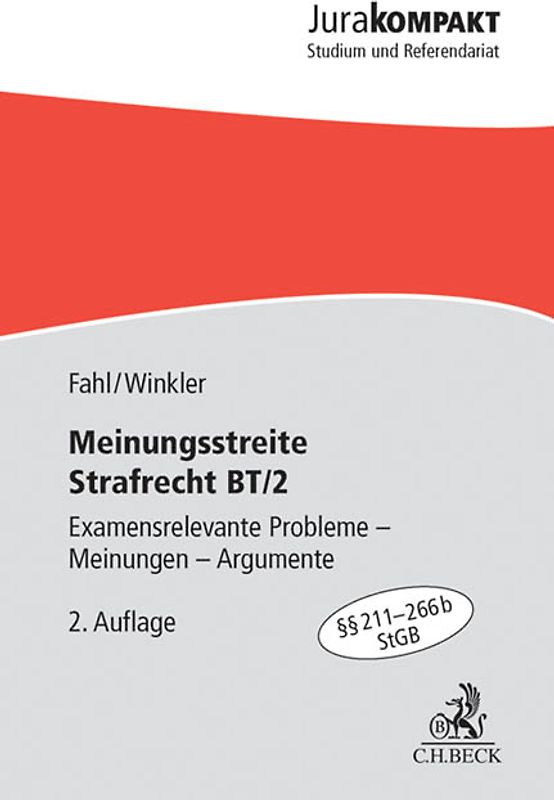 Meinungsstreite Strafrecht BT/2