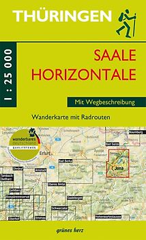 Wanderkarte Saalehorizontale
