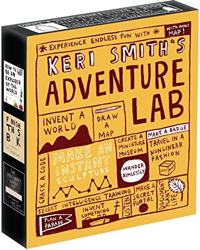 Keri Smith's Adventure Lab: A Boxed Set of How to Be an Explorer of the World, Finish This Book, and The Imaginary World of . . .