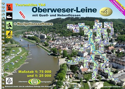 TourenAtlas TA4 Oberweser-Leine