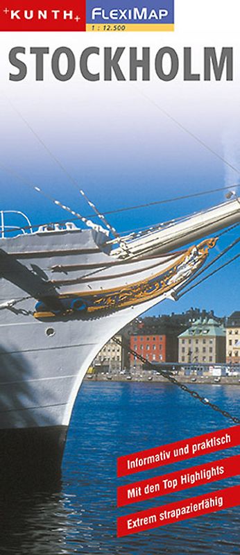 KUNTH FlexiMap Stockholm 1:12 500