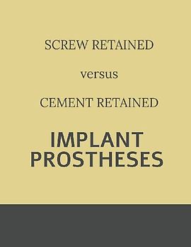 Implant retained Prostheses