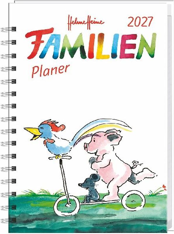 Helme Heine: Familienplaner-Buch A5 2027