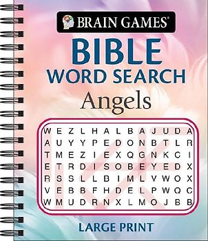 Brain Games - Bible Word Search: Angels - Large Print