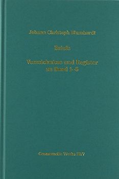 Briefe. Verzeichnisse und Register zu Band 1-6