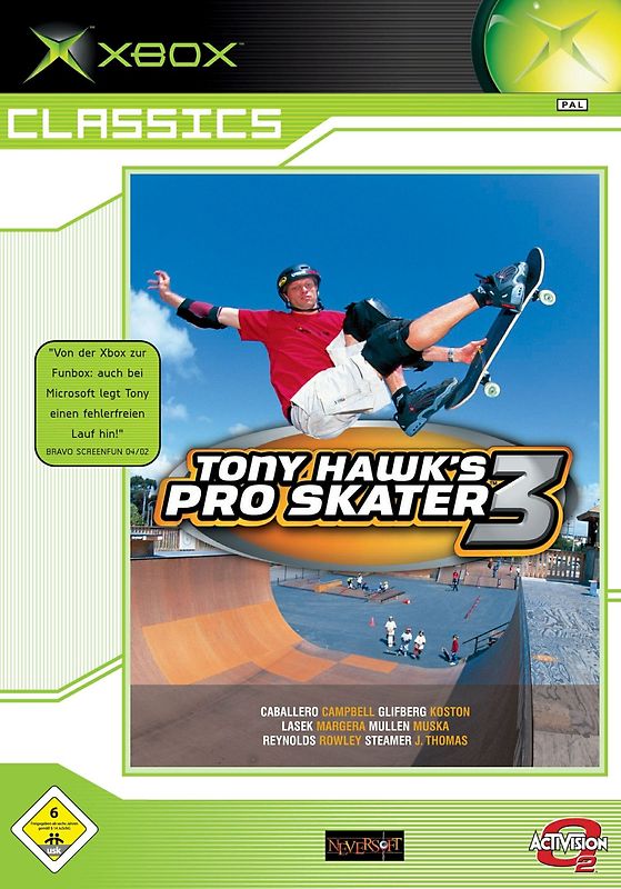 Tony Hawk's Pro Skater 3 - Xbox Classics Xbox