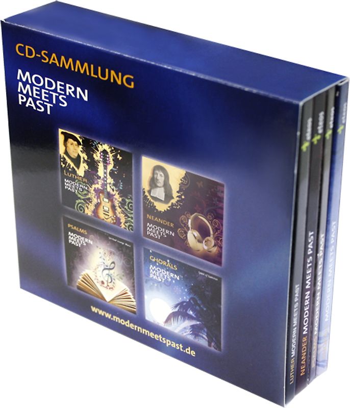 "Modern Meets Past" CD-Sammlung, 4 CDs im Schuber: