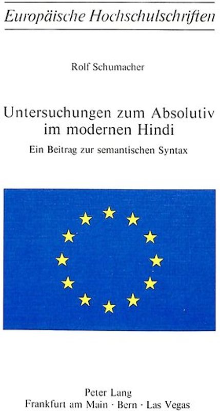 Untersuchungen zum Absolutiv im modernen Hindi
