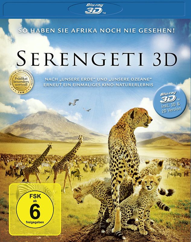Serengeti [3D Fassung] 3D Blu-ray Disc