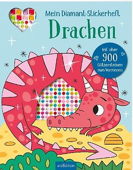 Mein Diamant-Stickerheft - Drachen
