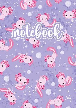 Axolotl Notebook Rosa/Lila