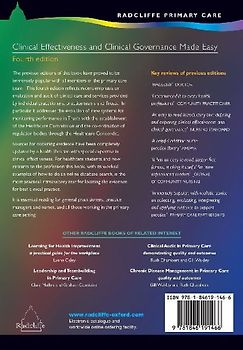 Clinical Effectiveness and Clinical Governance Made Easy