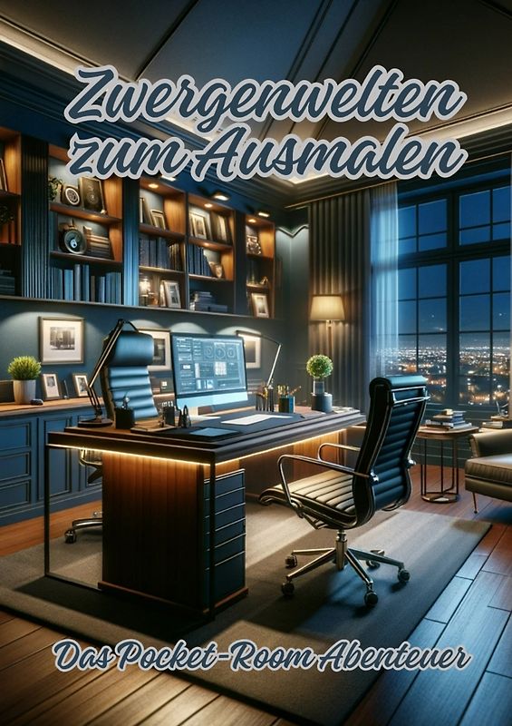 Zwergenwelten zum Ausmalen