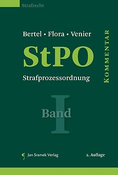 StPO - Strafprozessordnung, Band I