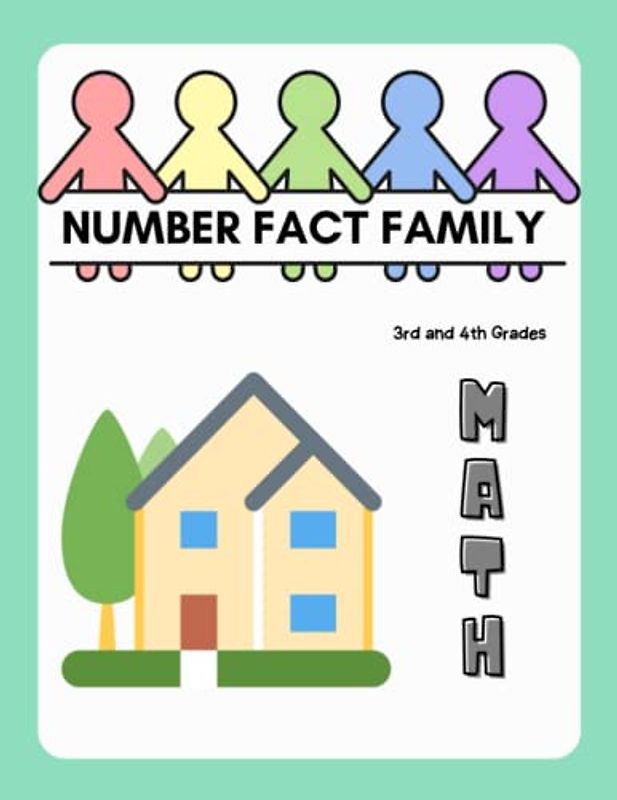 Number Fact Family Math 3rd and 4th Grades: Basic Division Worksheets for Build Math Skills (Multiplication and Division)
