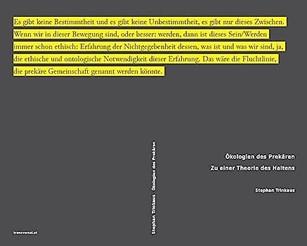 Ökologien des Prekären