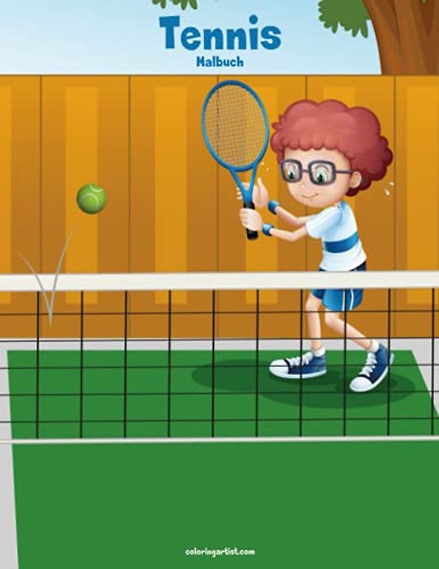 Tennis-Malbuch 1