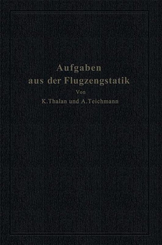 Aufgaben aus der Flugzeugstatik