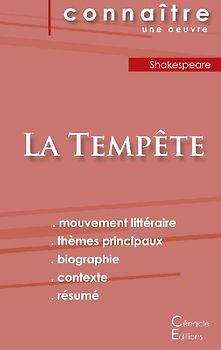 Fiche de lecture La Tempête de William Shakespeare (analyse littéraire de référence et résumé complet)